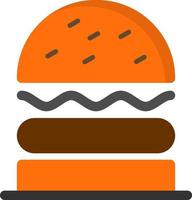 Burger Sandwich Vector Icon Design