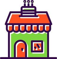 Cake Shop Vector Icon Design