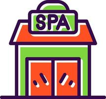 diseño de icono de vector de centro de spa