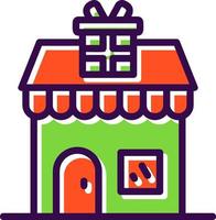 diseño de icono de vector de tienda de regalos