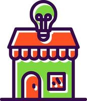 diseño de icono de vector de tienda de electrónica