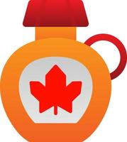 Maple Syrup Vector Icon Design