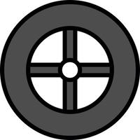 Wheel Vector Icon Design