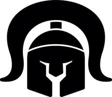 Roman Helmet Vector Icon Design
