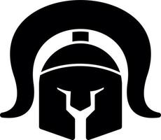 Roman Helmet Vector Icon Design