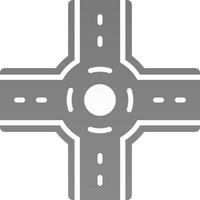 Roundabout Vector Icon Design