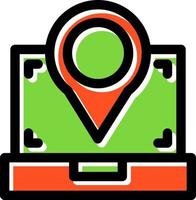 Scanning Location Vector Icon Design