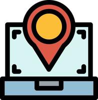 Scanning Location Vector Icon Design