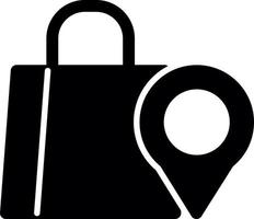 Shopping Destination Vector Icon Design