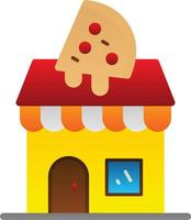 Pizza Shop Vector Icon Design