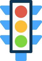Traffic Light Vector Icon Design