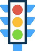 Traffic Light Vector Icon Design