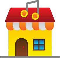 Music Shop Vector Icon Design