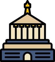 Halicarnassus Mausoleum Vector Icon Design