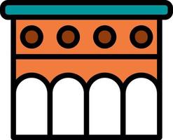 Aqueduct Vector Icon Design