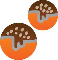 Choco Balls Vector Icon Design