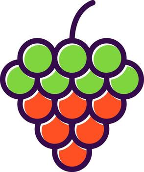 Raspberry Vector Icon Design