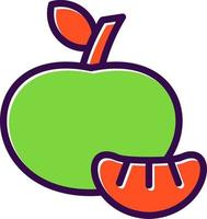 diseño de icono de vector de mandarina