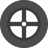 Wheel Vector Icon Design
