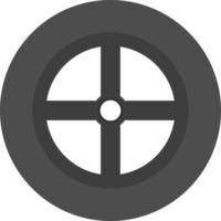 Wheel Vector Icon Design