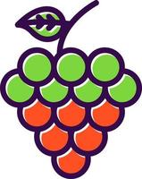 Grapes Vector Icon Design