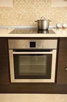 kitchen stove close-up photo