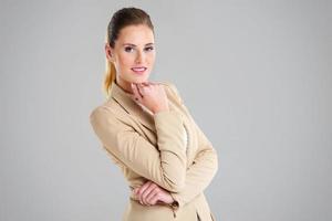 Confident businesswoman portrait photo