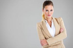 Confident businesswoman portrait photo