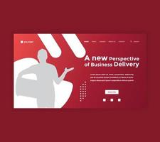 delivery service banner template vector
