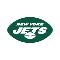 logotipo de jets de nueva york sobre fondo transparente vector