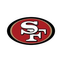 San Francisco 49ers logo on transparent background vector