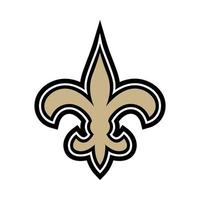 New Orleans Saints logo on transparent background vector