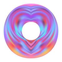 Holographic blurred background, neon color abstract design. Vector illustration