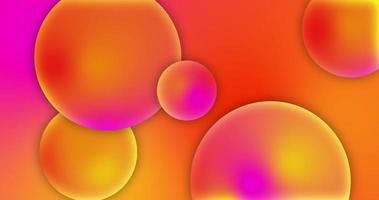 Abstract shape motion background with gradient color. Video footage for assets.