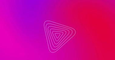 Abstract modern colorful line motion background. abstract neon background with an endless tunnel made of assorted geometric shapes, glowing lines appear in the dark. Video footage for assets.