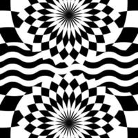 Geometric kaleidoscope background. Abstract graphic vector pattern.