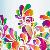 Abstract colorful arc-drop background. Vector. vector