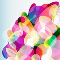 Abstract colorful  background made of transparent elements. Vector. vector