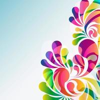 Abstract colorful arc-drop background. Vector. vector