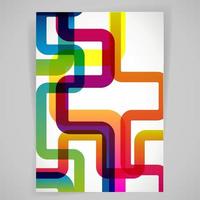 Abstract background with rounded design elements. vector