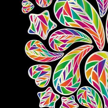 Abstract background with colorful design elements. vector