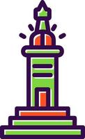 Lighthouse Of Alexandria Vector Icon Design
