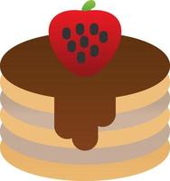 Pancakes Vector Icon Design