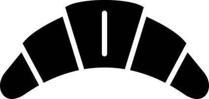 Croissant Vector Icon Design