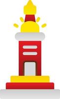 Lighthouse Of Alexandria Vector Icon Design