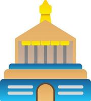 Halicarnassus Mausoleum Vector Icon Design