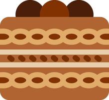 Tiramisu Vector Icon Design