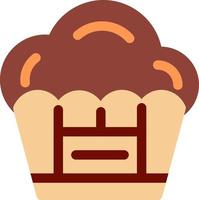 diseño de icono de vector de muffin