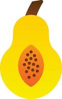 Papaya Vector Icon Design