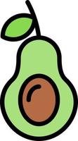 Avocado Vector Icon Design